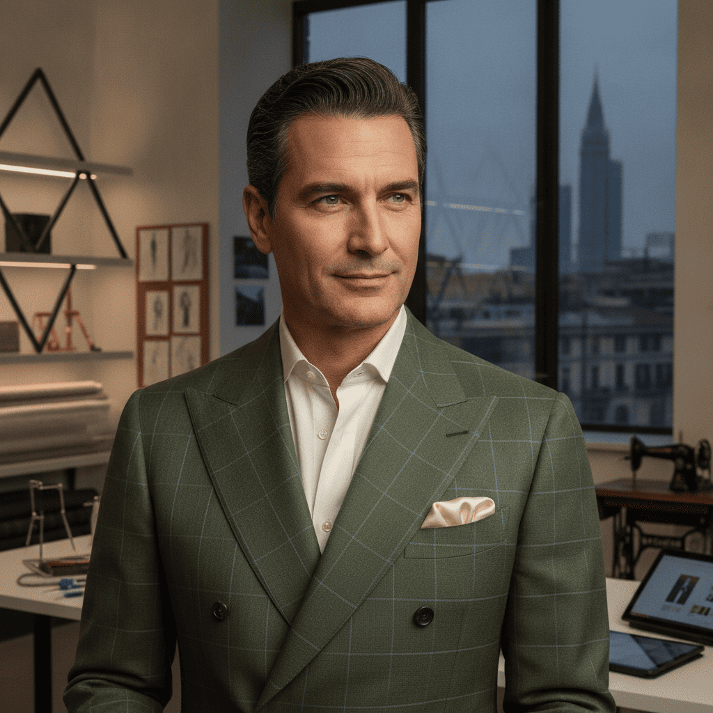individual high end professional headshot of the second master tailor from the